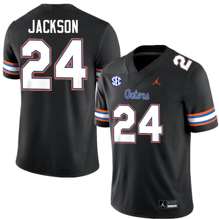 Ja'Kobi Jackson Florida Jersey,Florida Gators #24 Ja'Kobi Jackson Jersey Youth Uniforms-Black